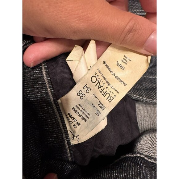 Buffalo Men’s Jeans Travis Relax Dark Wash Denim 38x34 EUC - Picture 5 of 6